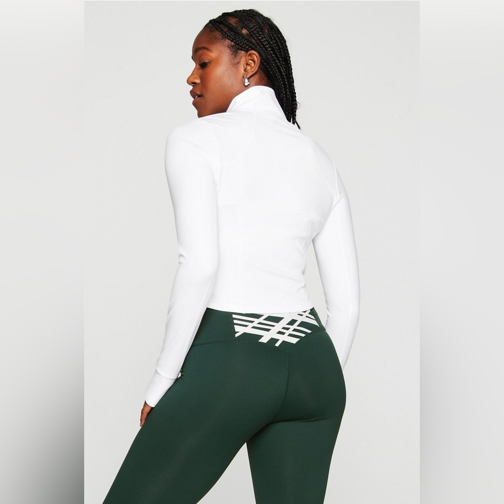 Fabletics Perfect Storm Cropped Train Jacket Clas… - image 3